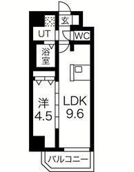 スプランディッド難波WESTの物件間取画像